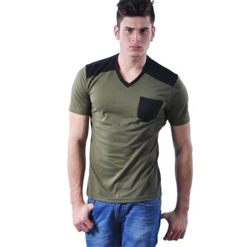 v neck polo shirts mens