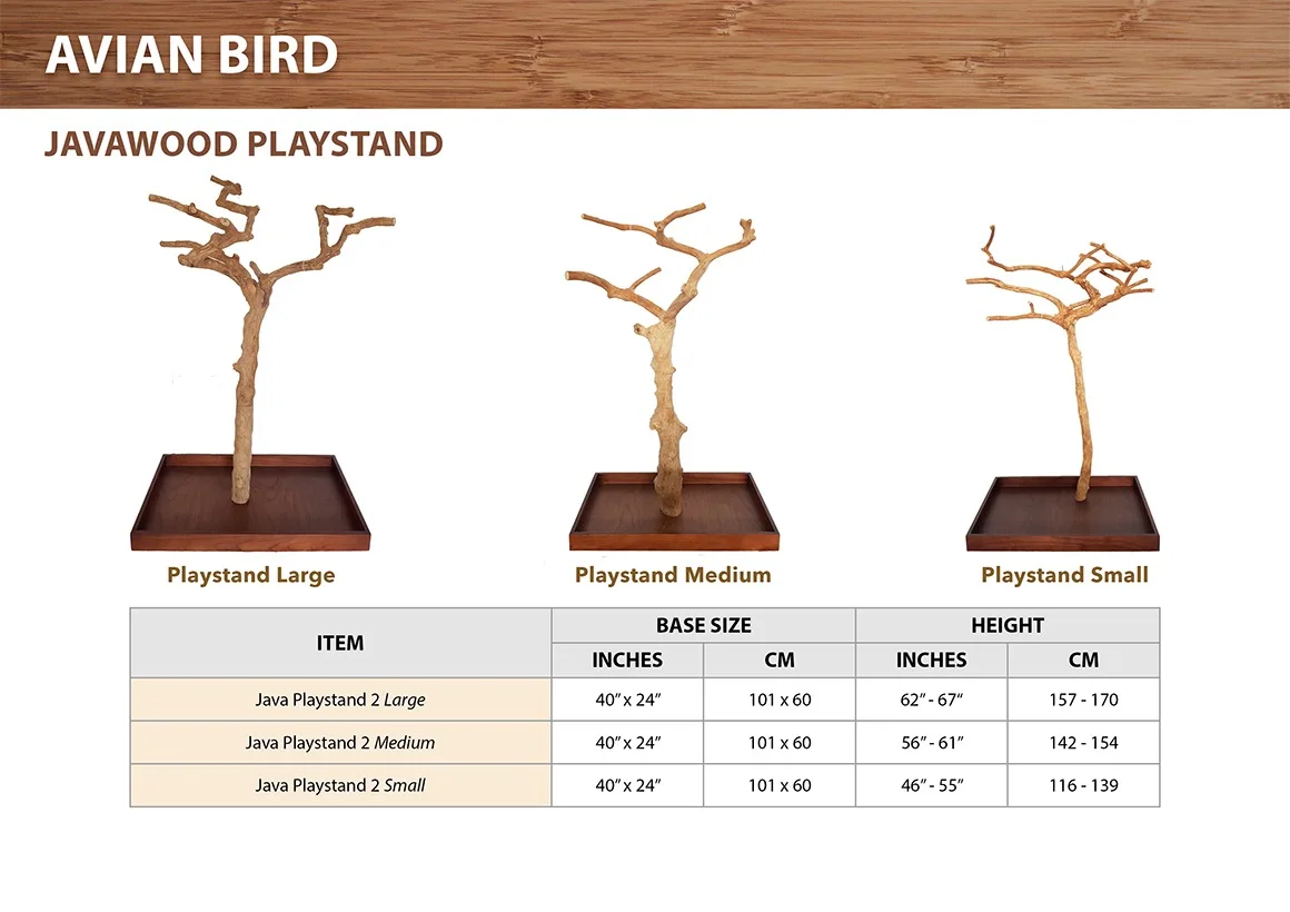 Java Árbol De Madera Loro Jugar Madera Percha Jaula - Buy Java De