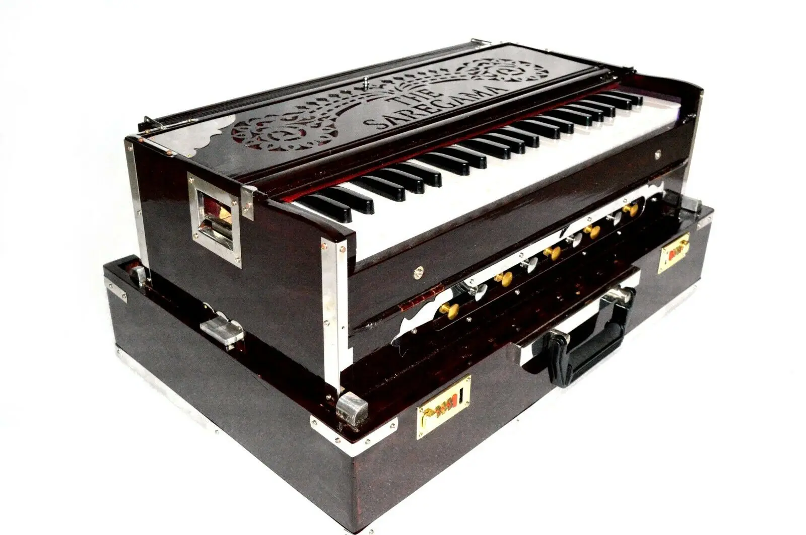 Harmonium High Class Sound 9 Stopper Portable 3.5 Octave Double Reed