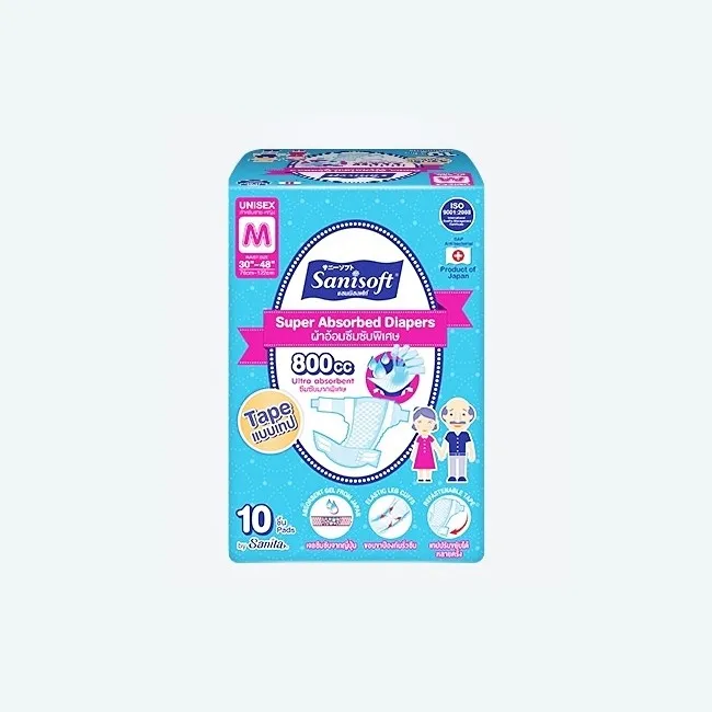 Sanisoft Super Absorbed Adult Diapers (tape Type) (m Size) Buy Adult
