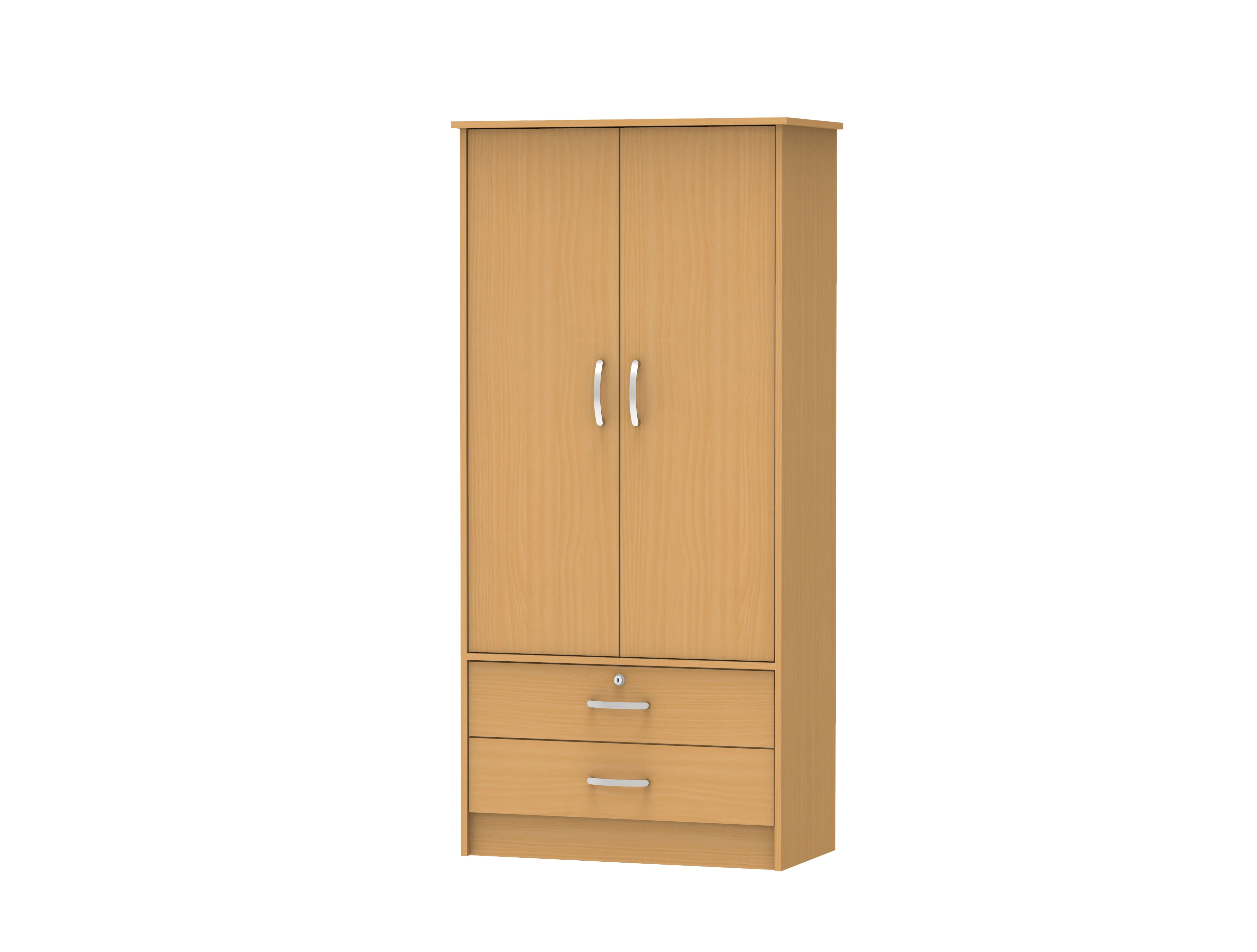 Hot Selling Basic Design Wood Wardrobe Clothes For Student