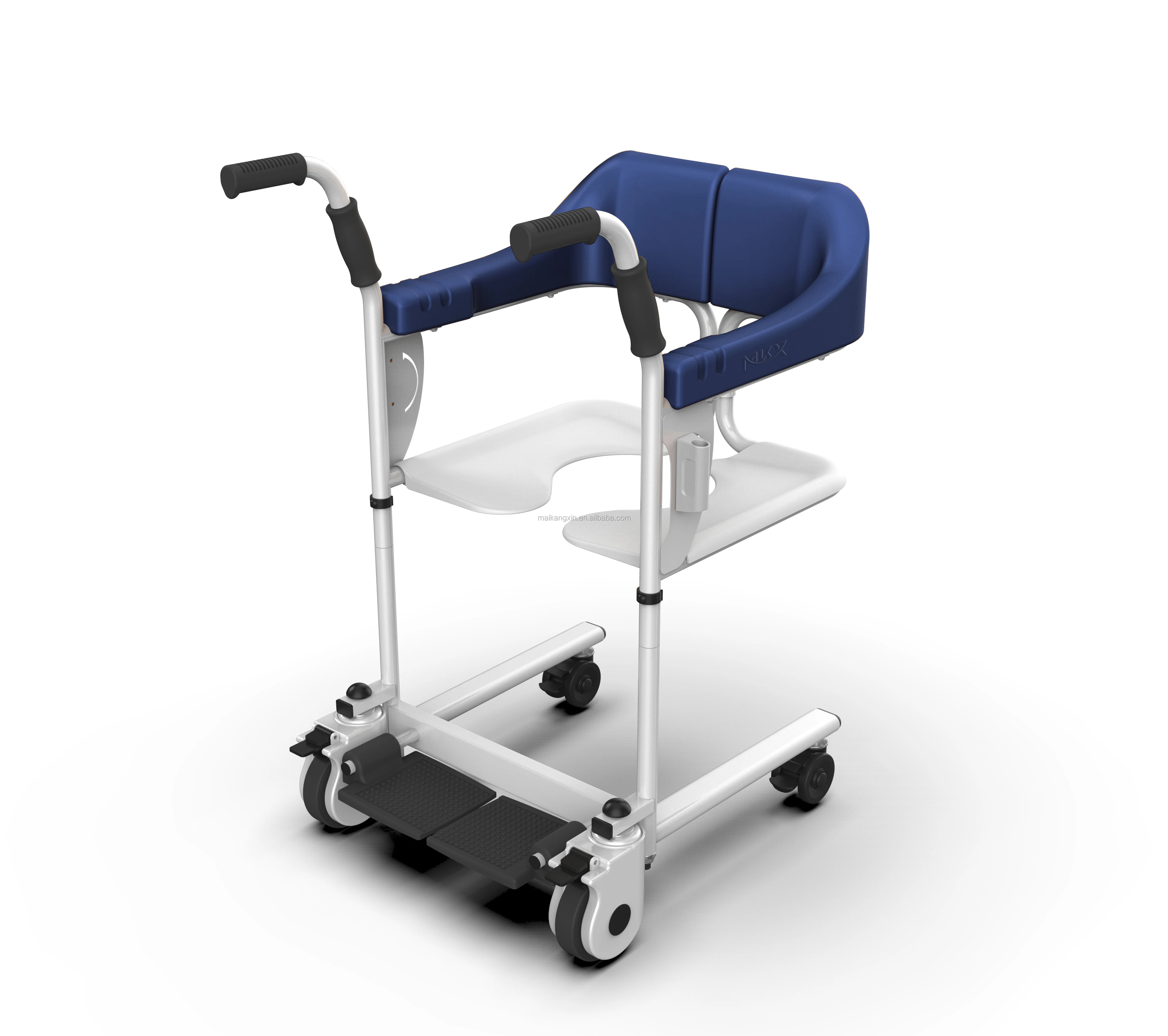 New Products Patient Transport Chair Infusion Wheelchair Commode Toilet