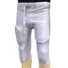 Cheap custom youth team White Heavyweight Spandex Padded American Football Pants