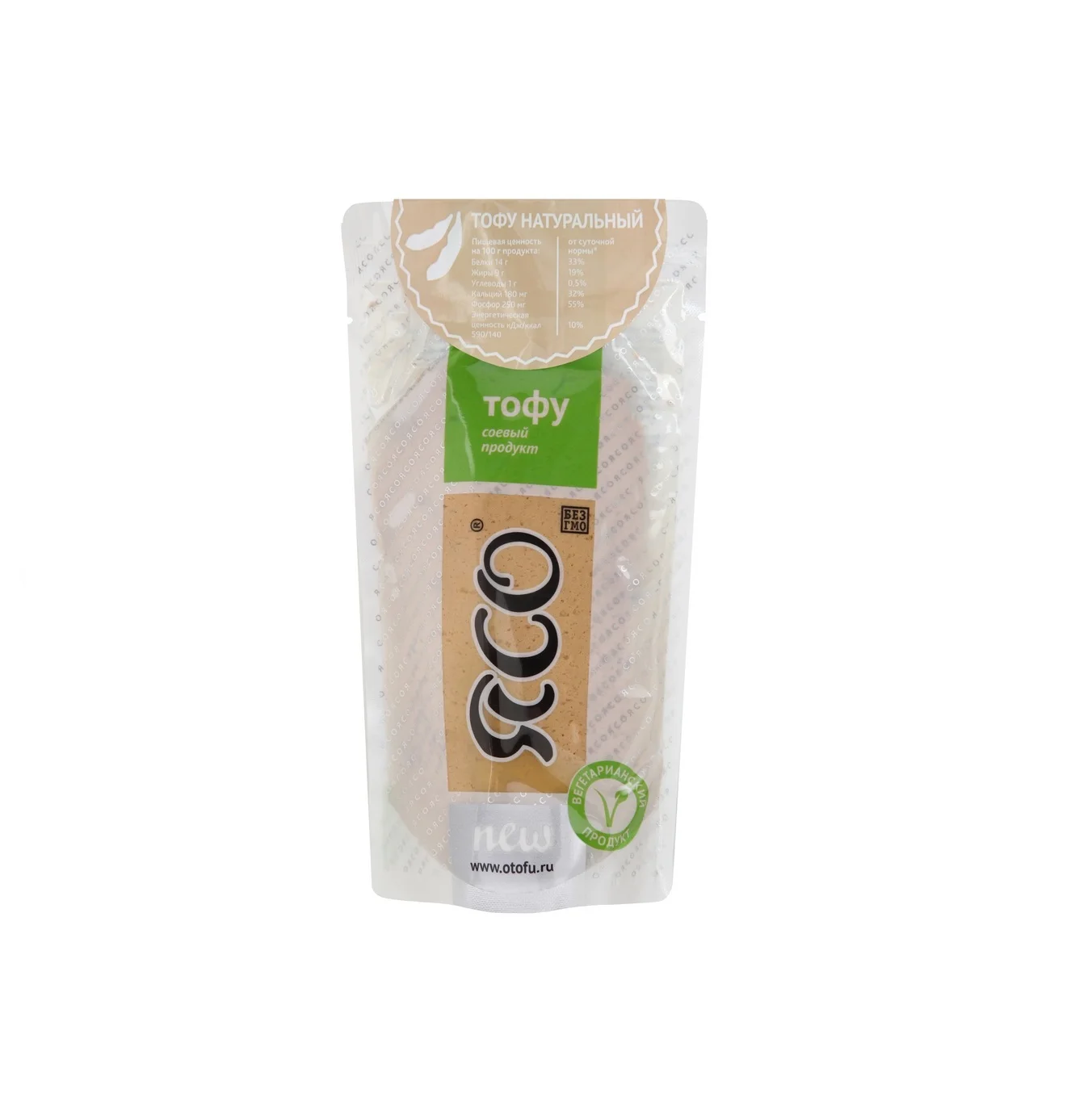 
175 g Russian Vegan Natural Firm Whole Structured Tofu 