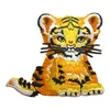 Iron On Tiger Patch Embroidered Emblems For Clothing