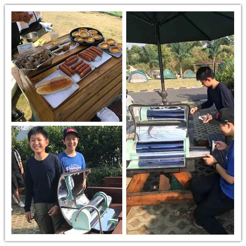 portable solar oven deluxe with complete cookware, dehydrating