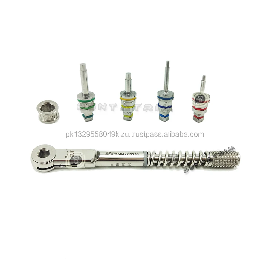 Implant Torque Wrench 1050 Ncm With Hex Drivers Dental Torque Wrenches