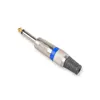 6.35 mono plug gold plated tip