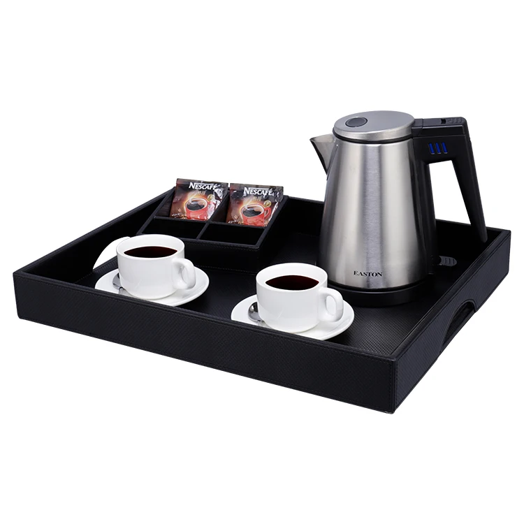 Stainless Steel Finished 0.8 Litres Tea Electric Kettle With Tray Set ...