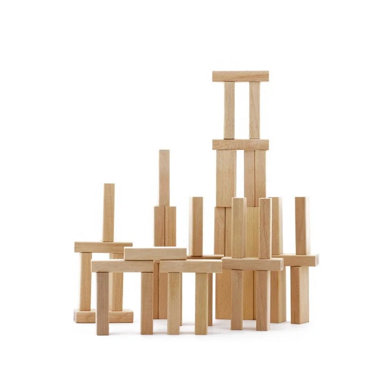 Wooden Stacked Building Blocks Math Game Tumbling Tower Buy Digital