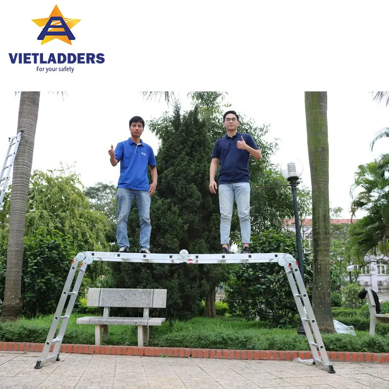 Aluminum Folding Ladder With 4x4 Steps Super Quality,Multi-functional ...