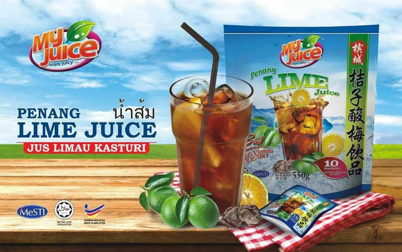 Myjuice Lime Juice Penang Lime Juice With Plum Calamansi Drink With Asam Boi Buy Calamansi 2716