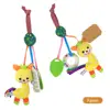 Baby Stroller Pram Rubber Ring Shake Rattle Small Musical Crib Hanger