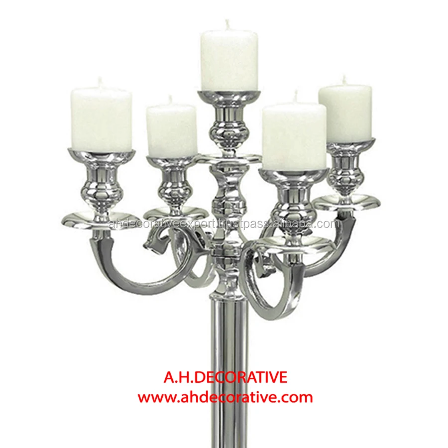 9 Arm Candelabra For Wedding Event Metal Decorative Candle Holder For Sale In Wholesale Price