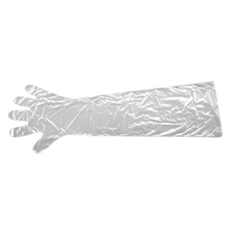 
PE veterinary long sleeve disposable gloves for animal insemination 
