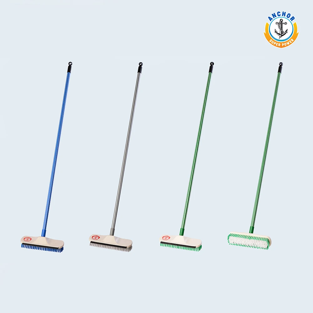 New Anchor Super Big Broom With Steel Handle For Wet Floor Cleaning