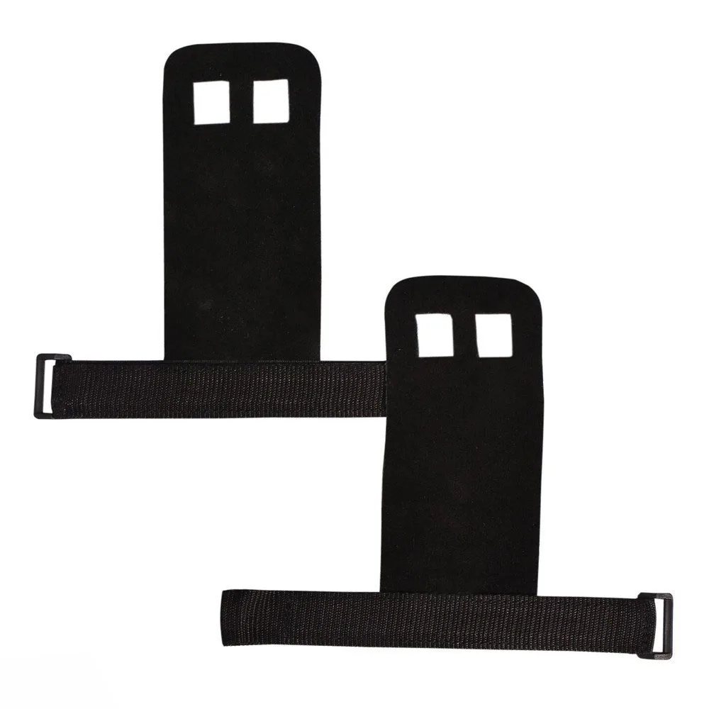 Hand Grips Gymnastics Weight Lifting Synthetic Leather Grips Two Hole