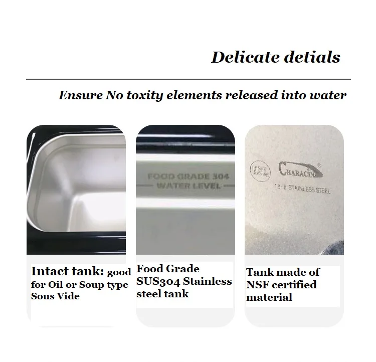 Precise Temperature Plus Deviation Calibration Sus304 Tank Fully