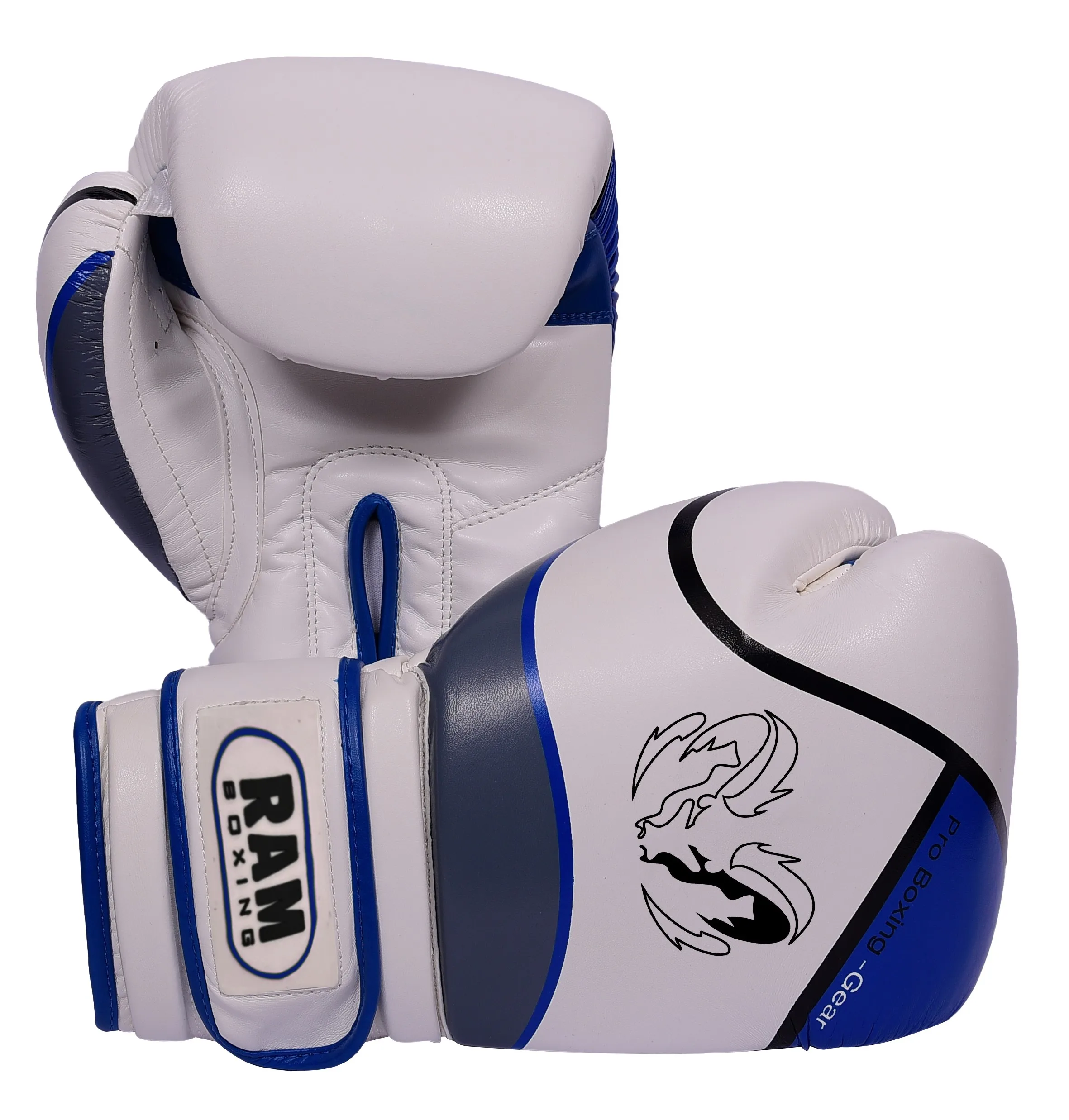 U`King Boxing Gloves Sparring Muay Thai Training Leather Punch Bag Mitt Kickboxi 