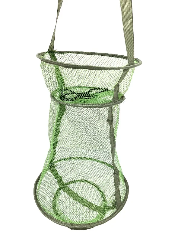 Good Quality Nylon Fishing Net Basket Folding Fishing Cage - Buy ...