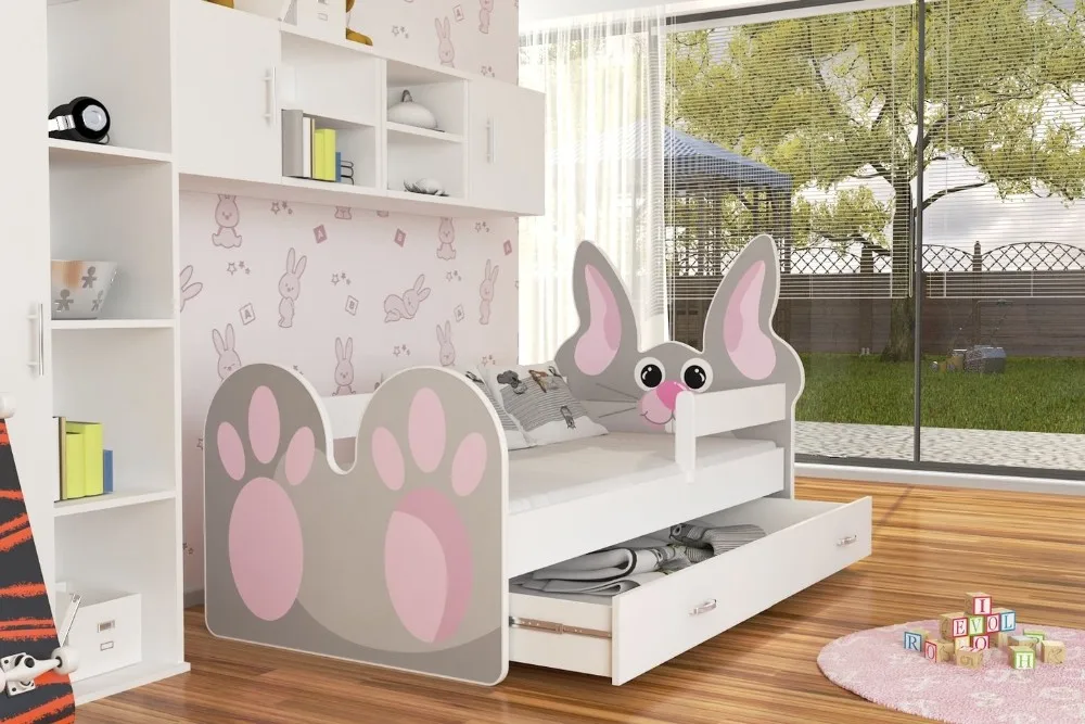 childrens single bed with drawers
