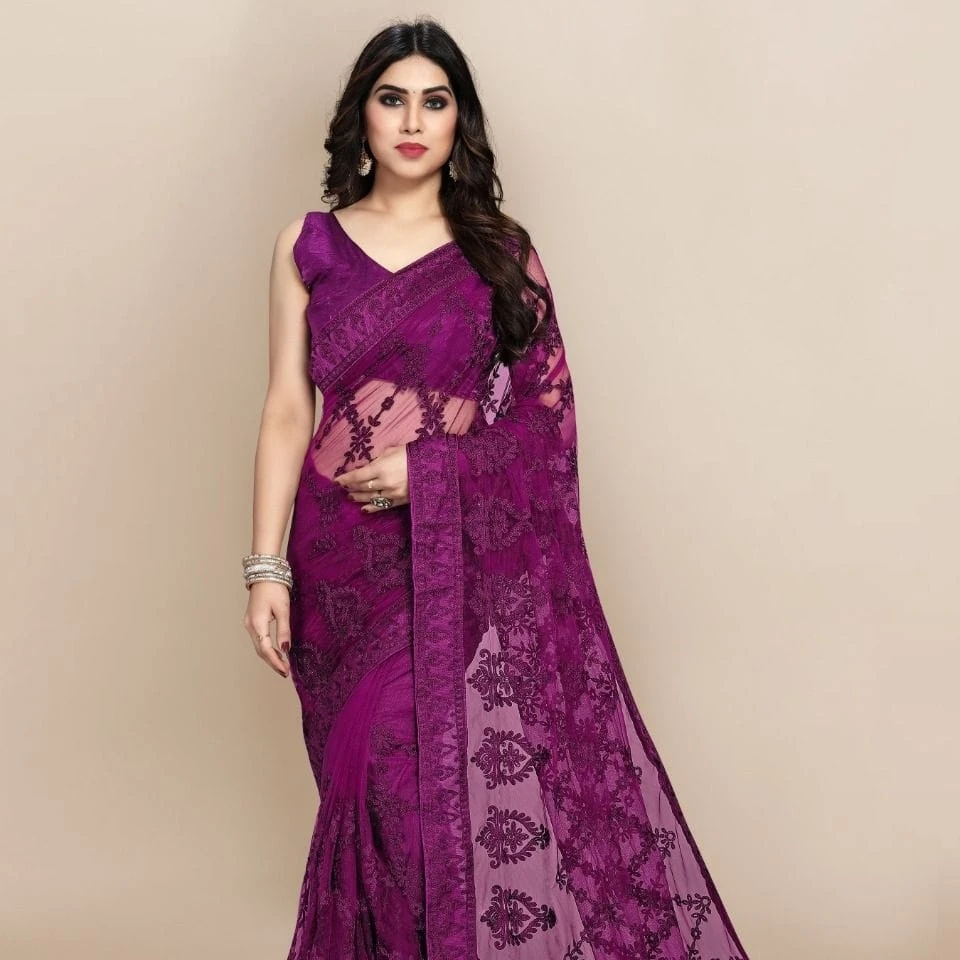 Beautiful Designer Saree On Premium 