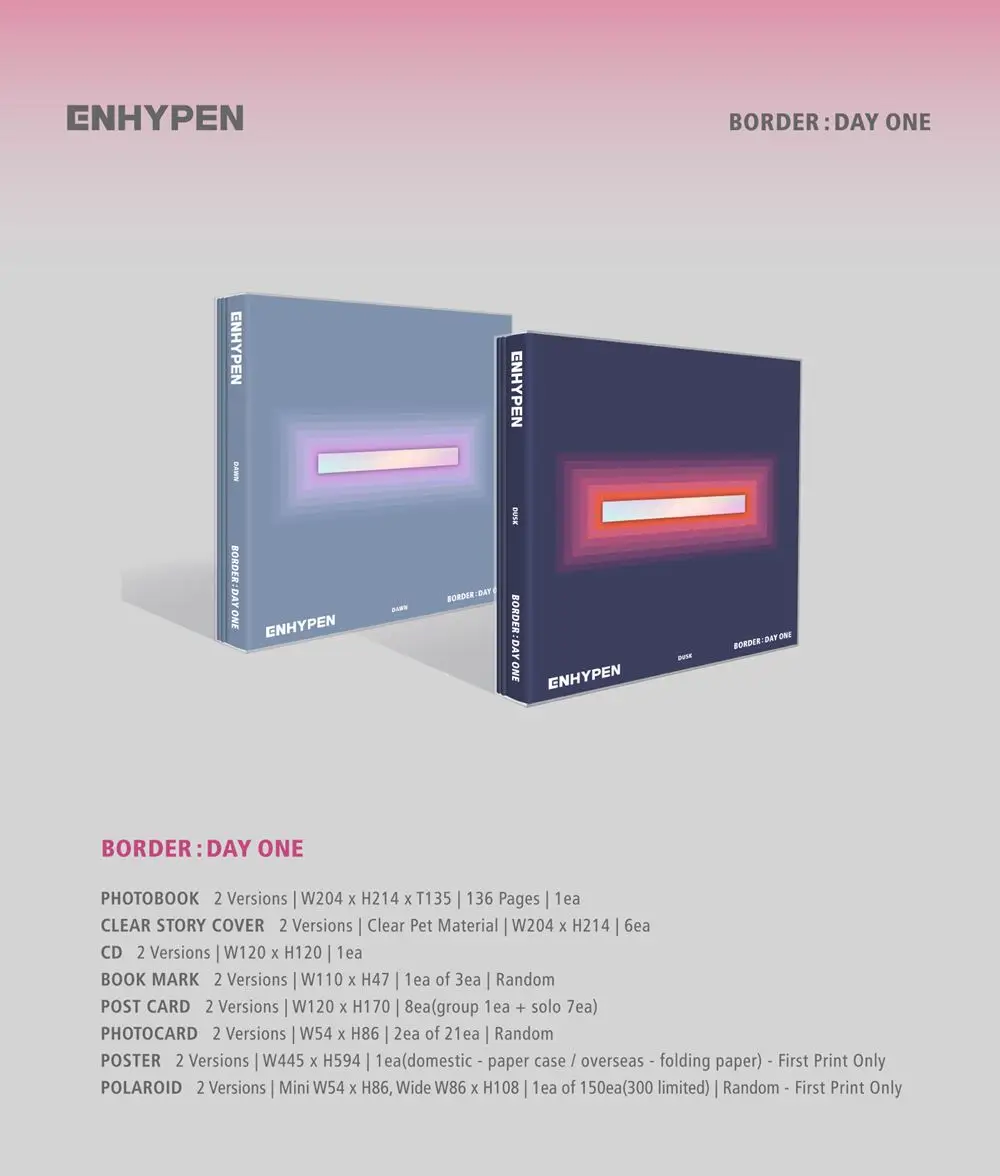 Official Kpop Enhypen Border Day One Mini Album Vol 1 Buy Kpop K Pop Album Albums Merchandise Photo Card Kpopposter Kpop Album Cd Dvd Wholesale Kpop Music Korean Korea Photobook Photo Book Photobook