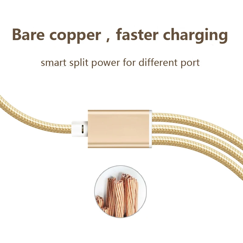 New arrival OEM micro usb data charging cable mobile phone magnetic 3 in 1 data charging cable - ANKUX.COM