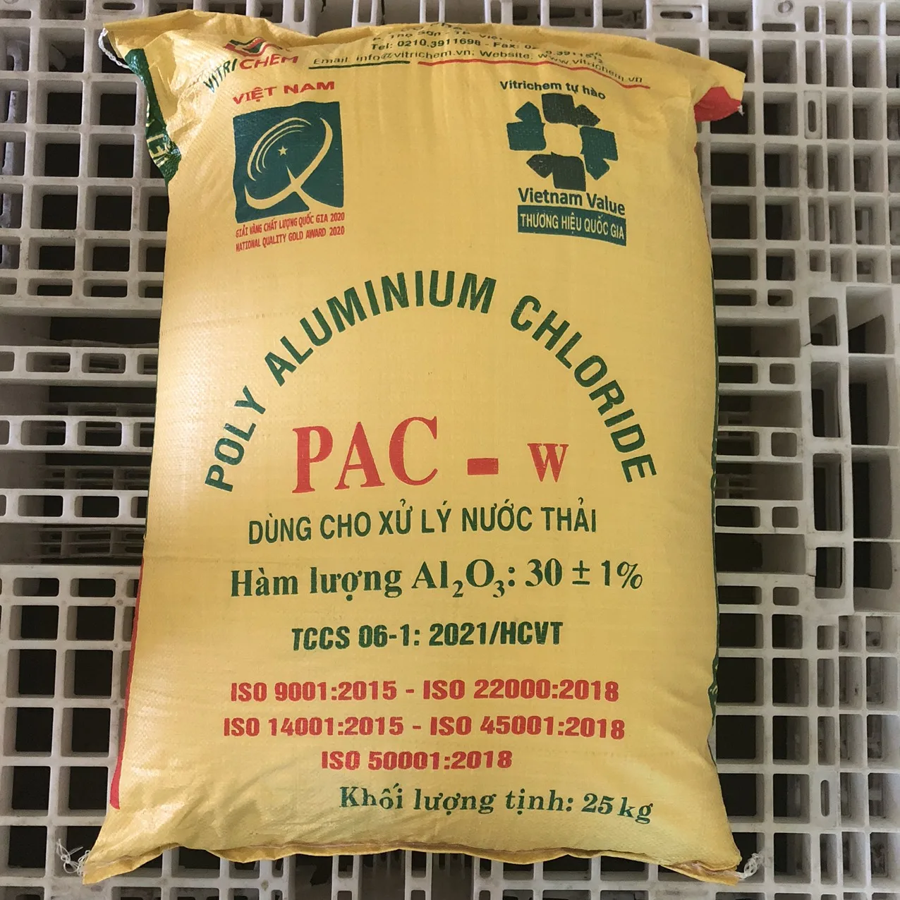 Wastewater Treatment Pac Coagulant 25kg/01 Bag Coagulant Poly Aluminum