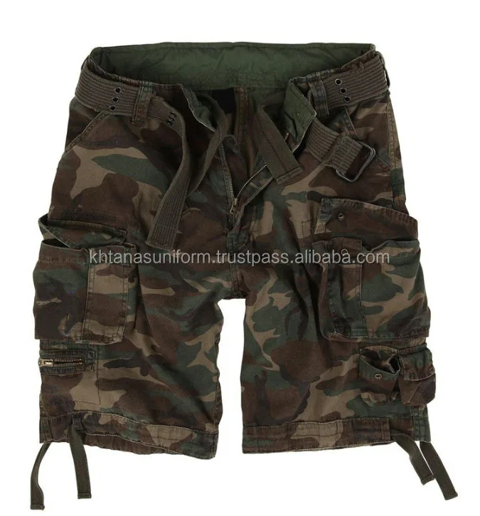 military camo cargo shorts