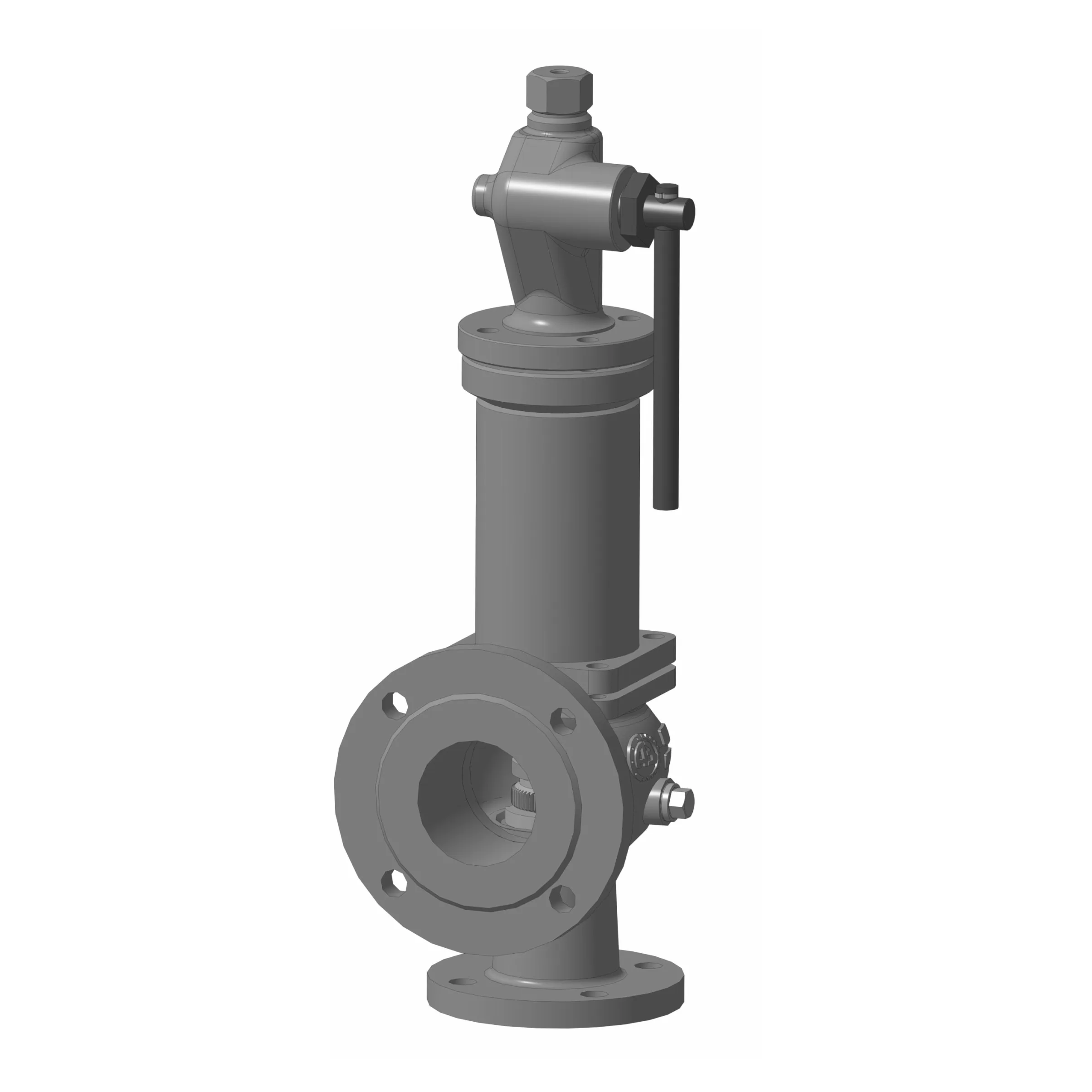 Spring Loaded Safety Valve with Hand Leverage and Bellow