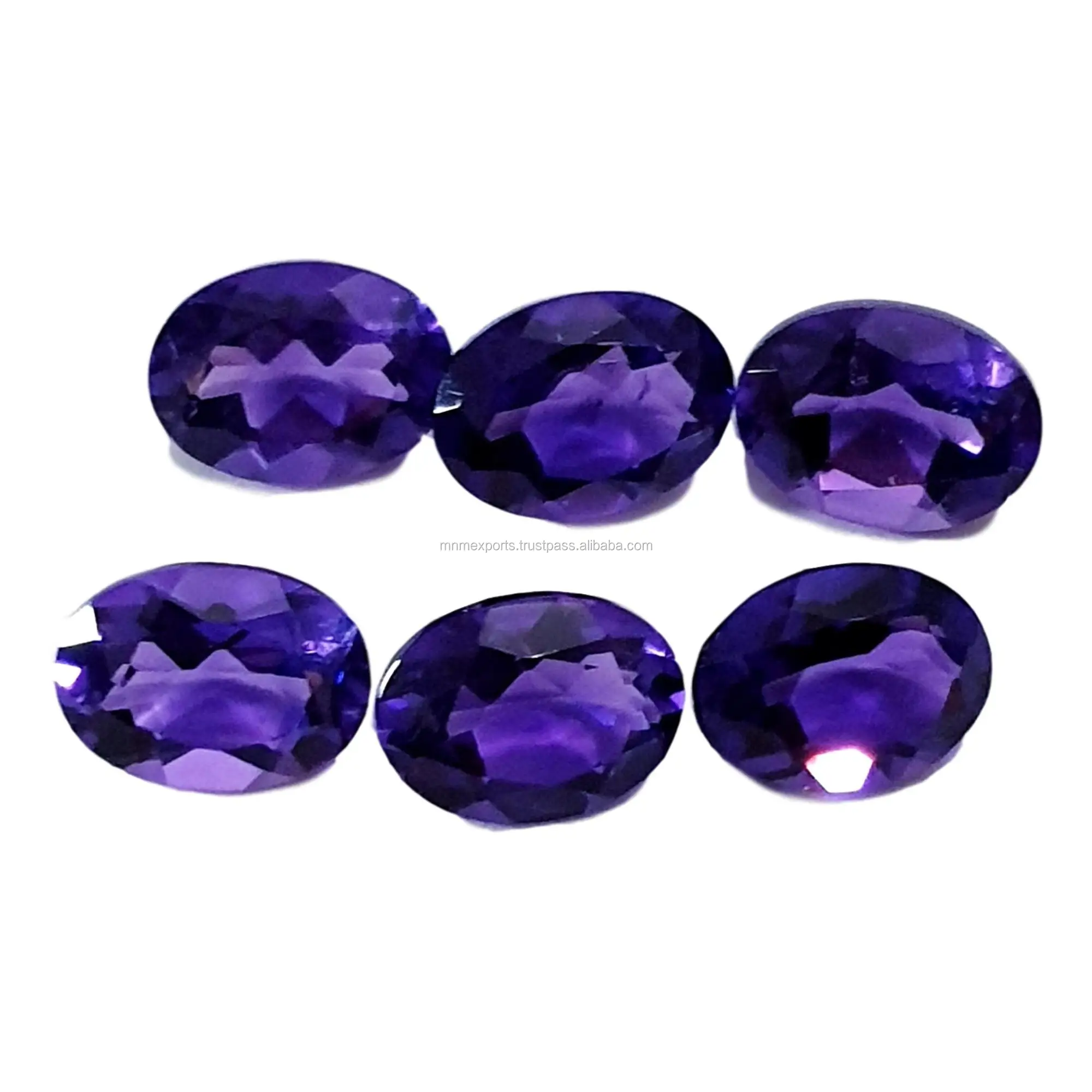 10MM HEART CUT 1PC FACETED LOOSE AAA NATURAL PURPLE AMETHYST GEMSTONE LOT 