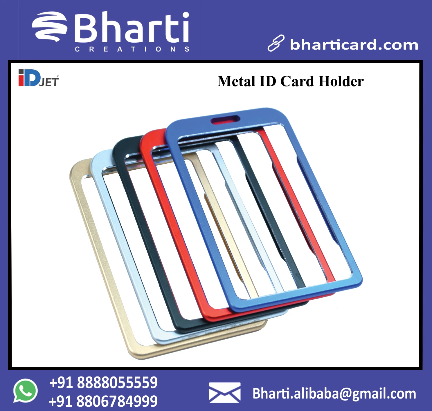 ProSelect ZW228 03 Metal Card-Durable Holders Designed to Conveniently Display ID Cards on Any Standard Cage 3 x 5 