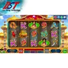 DST Aladdinlamp 9 Lines pcb slot game support touch screen and jackpot double screen game machine