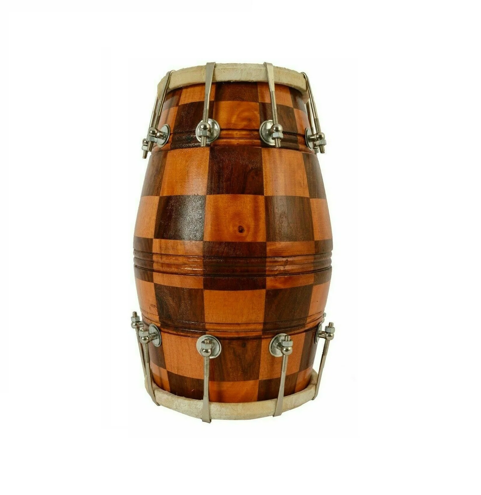 Musical Instrument Solid Traditional Wedding-kirtan Dholak/dholki Nut ...