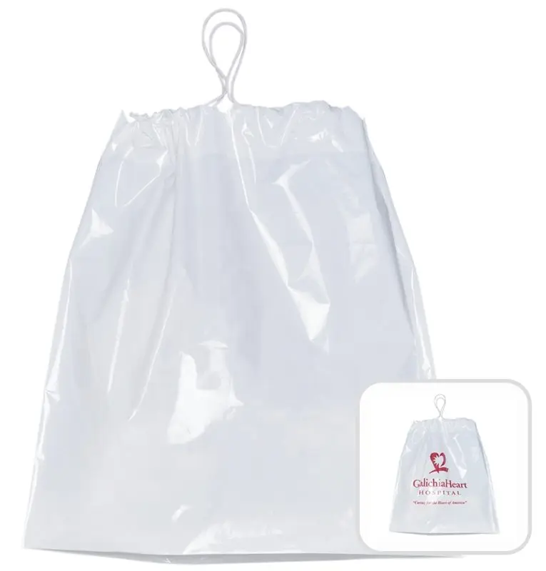 plastic drawstring backpack
