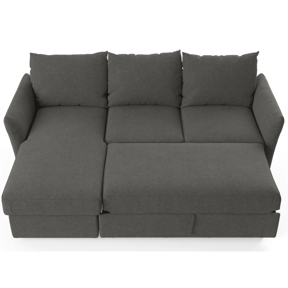 En Forma De L Sofá Cama Sofá Seccional La Cama Modular Sofá Con