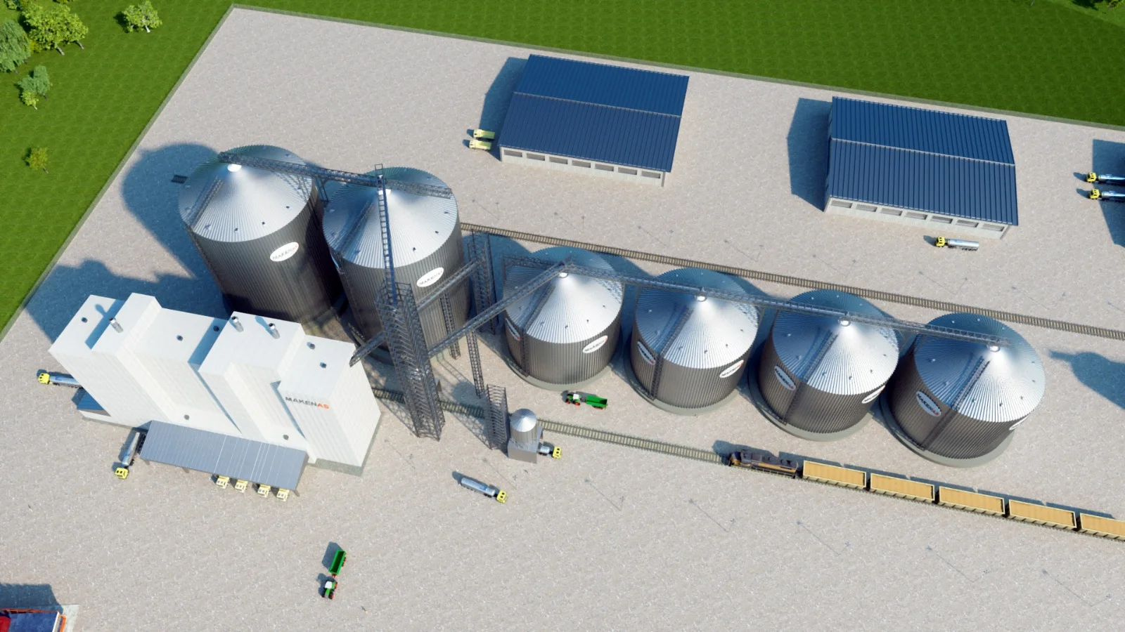 200 Ton/day Capacity Wheat Grain Flour Mill New Design High Quality