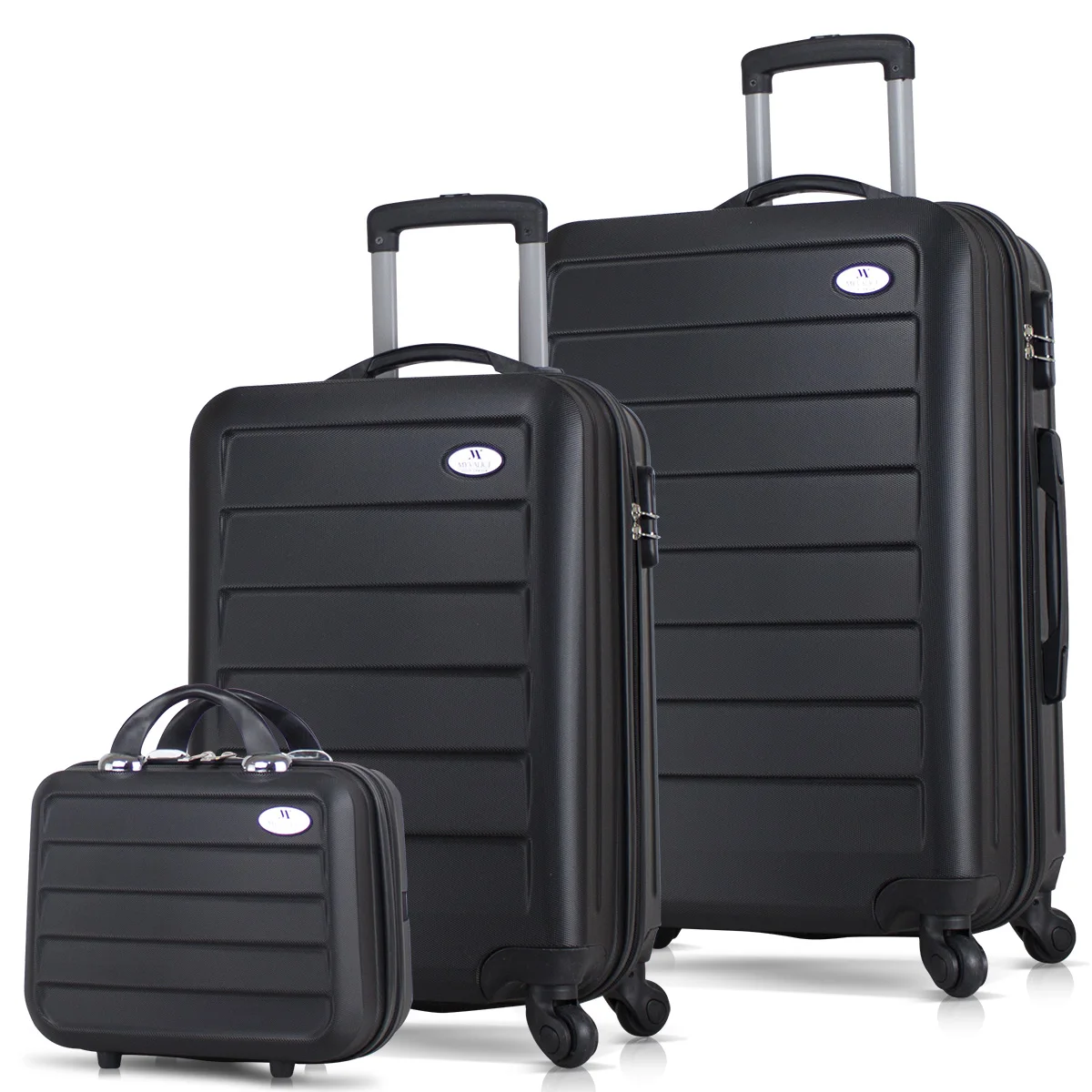 High Quality My Valice Ruby Abs Suitcase Set Of 3 Makeup,Cabin And