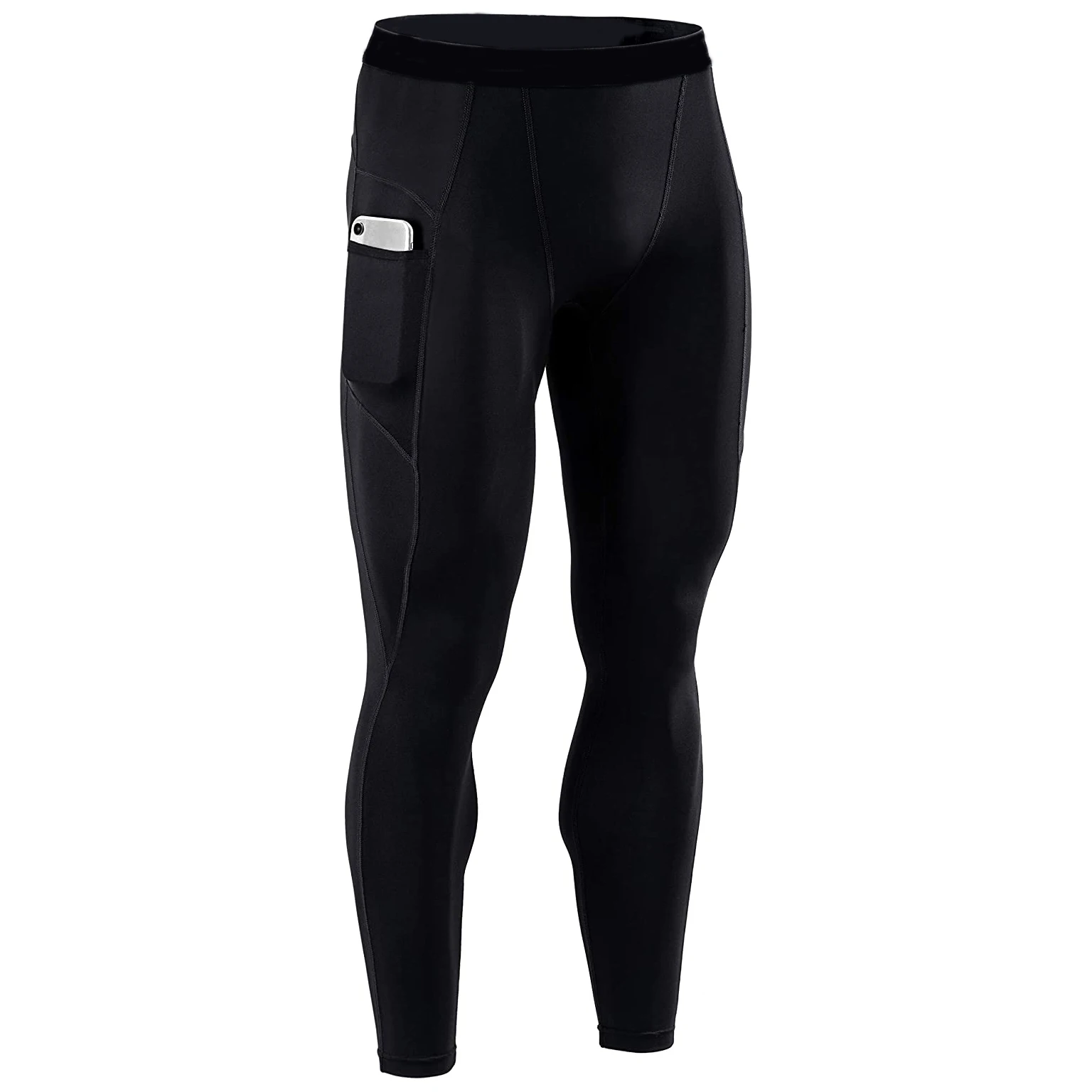 Men's Compression Pants Workout Athletic Leggings Fitness Running Gym