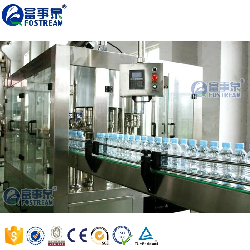 Automatic Plastic Water Bottle Sealing Cap Machine / Drinking Water Bottling Machine Japan