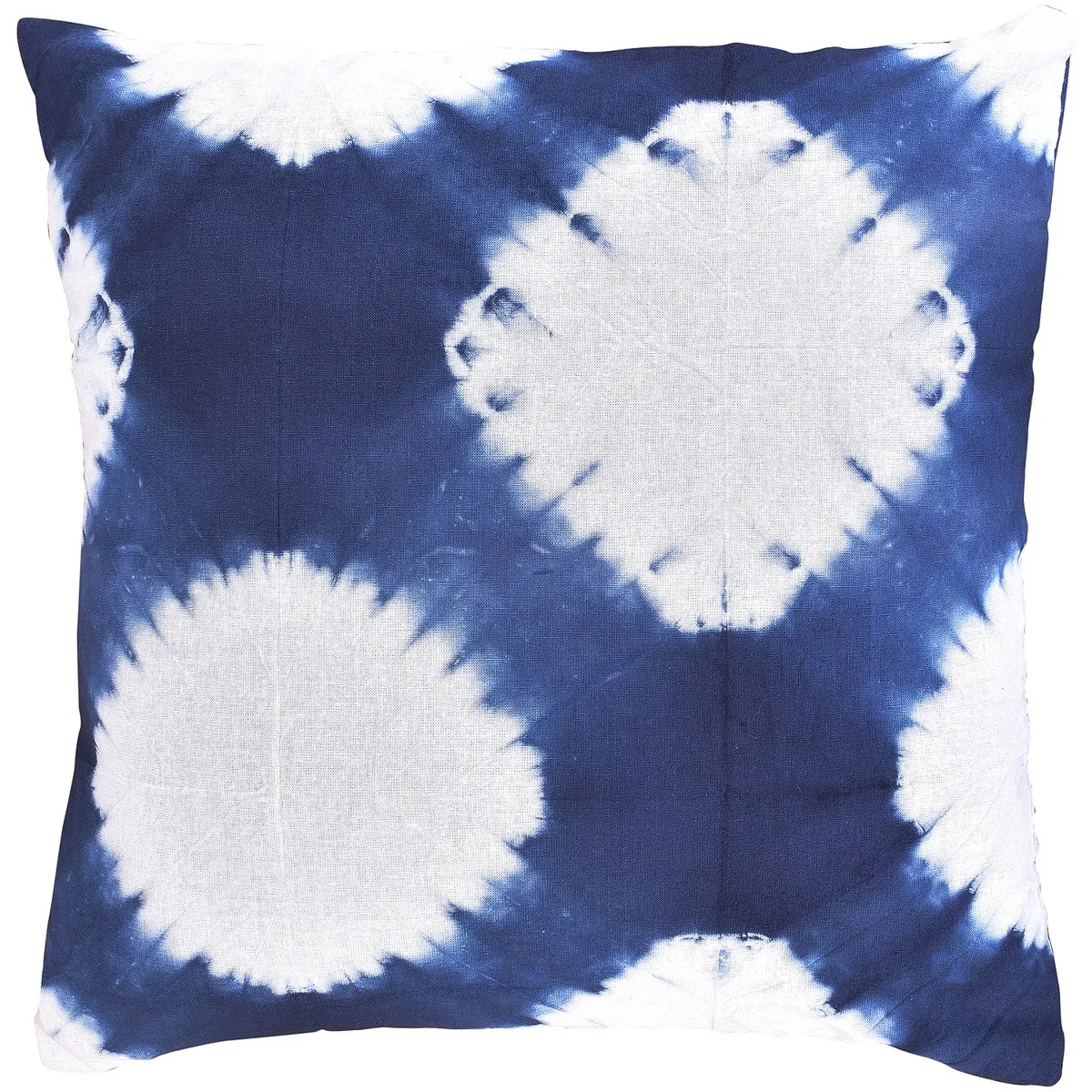 Indian Tie Dye Shibori Pillow Case 16X16 Indigo 2 Pcs Decorative Cushion Cover 