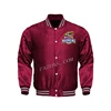 Men Nylon High Quality Blank Custom Logo Wholesale Satin Varsity Letterman Baseball Bomber Jacket Sports Causal Daily Wear Jacke
