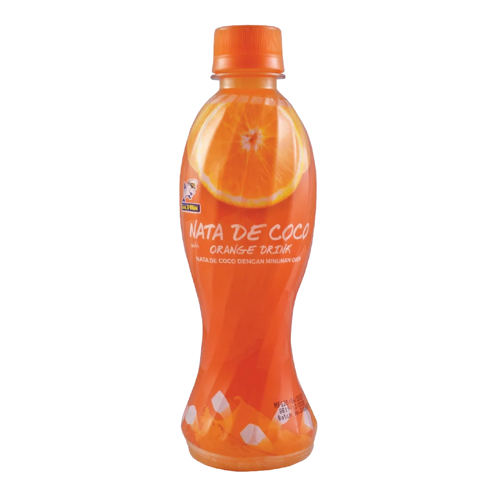 
Orange with Nata De Coco Fruit Drink 350ml [Captain Dolphin] 