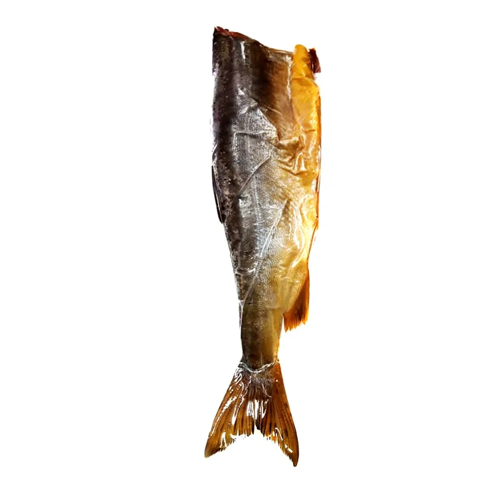 smoky pink salmon fish product in stock cold smoked fish vacuum