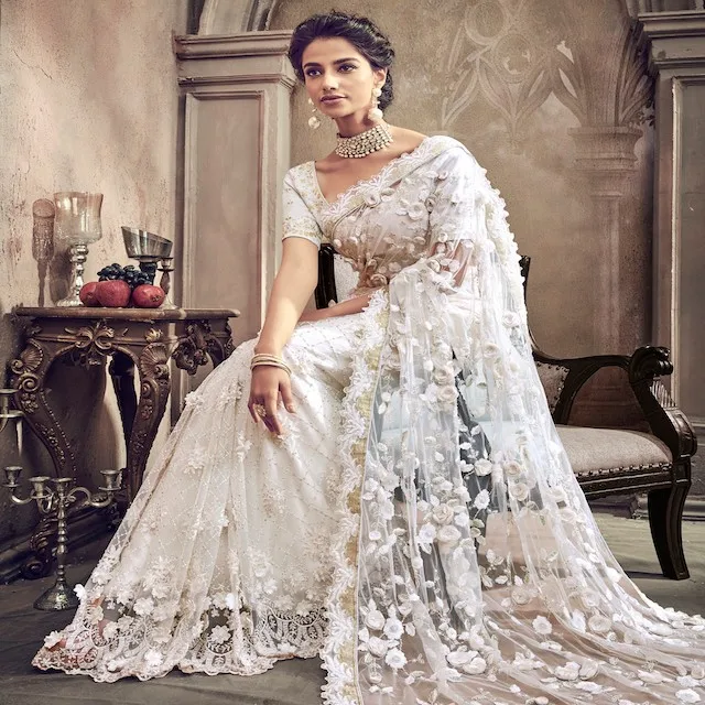 印度婚礼 maharani 风格优雅新娘和新娘女仆印度服装莎丽的集合