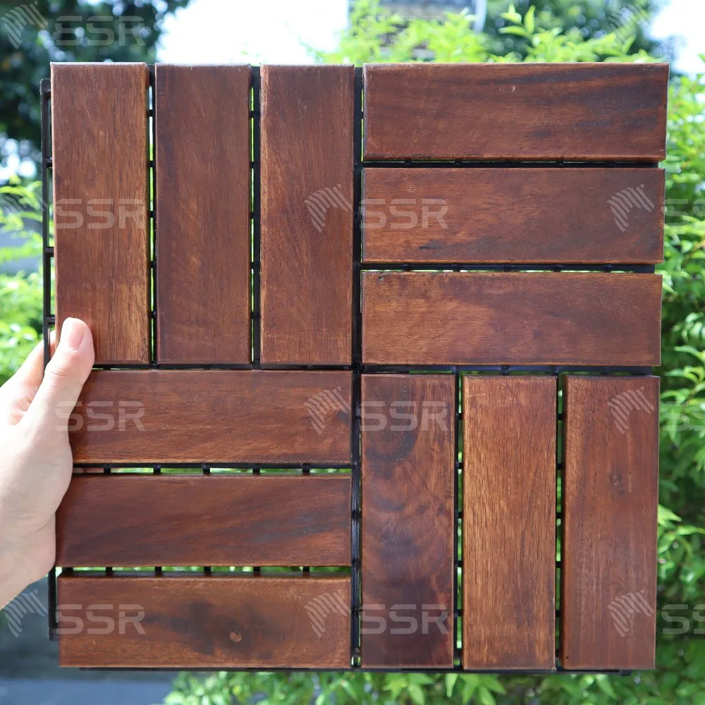 Teak Interlocking Deck Tiles Teak Wood Deck Tiles Teak Floor Tiles Outdoors Balcony Patio Buy