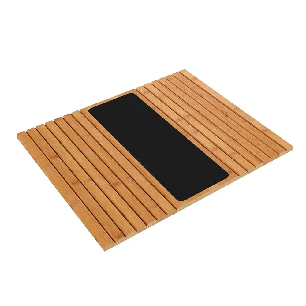 Amazon 2022 Bamboo Wooden Couch Armrest Tray Tv Side Table Sofa Arm