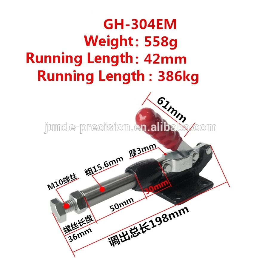 Push Pull Toggle Clamp Fastener Gh304cm,Gh304em,Gh304am,Gh304hm