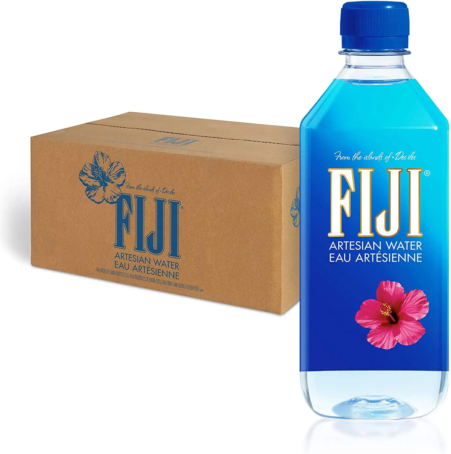 Fiji Natural Artesian Water 24 X 500 Ml Buy Sparkling Water Fijji